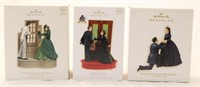 3 Hallmark Gone with the Wind ornaments