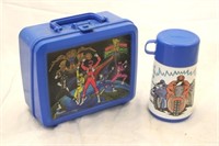 Power Rangers plastic lunchbox with thermos
