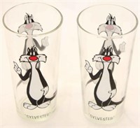 Pair of Sylvester Glasses 1973 by Pepsi