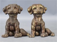 Pair of 'Puppies' Bookends