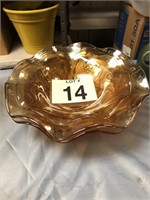 3 Carnival Glass Bowls