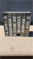 Gray Plastic Storage Cabinet