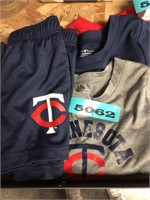 3 Piece T-Shirt,1 Pair Shorts Twins Baseball(4T)
