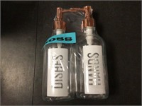Set of Glass Liquid Soap Dispensers