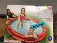 Watermelon Shaped Inflatable Pool(Uninspected)