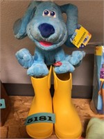 Blues Clues Stuffed Animal,Size 7 Kids Rainboots