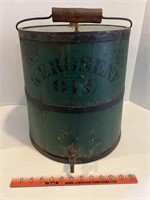 Wood Kerosene oil jug