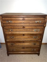 Vintage Wooden Dresser. 44x18x36