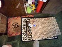 3-Small Carpets-Wood-Cheetah Print-Believe