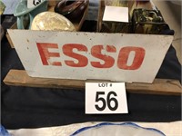 Metal ESSO Sign