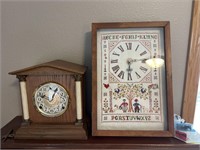 Clock with Key & Homemade Clock & parts