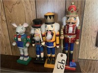 4-Wooden Nut Crackers Small