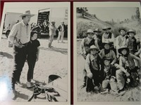 Warner Bros. Photos on set w/ John Wayne & others!