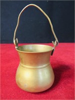 Small Brass Spitoon 5" Tall