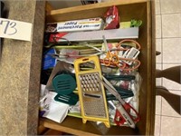 Drawer Full of Misc Kitchen Ware Tongs Spatulas