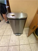 Stainless Trash Can 26"H x 17"W