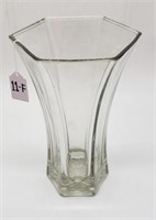 Hoosier Glass Vase Hexagon