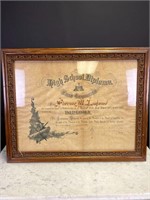 Montour Falls Diploma - 1897