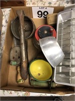 Flat of Old Kitchen Items