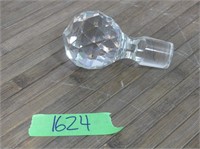 Bottle stopper crystal 3"