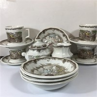 PARTIAL SET SHAKESPEARES SONNETS IRONSTONE