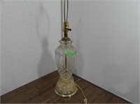 Vintage glass lamp 25"