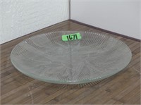Serving tray glass 13"