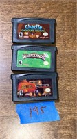 3 Nintendo GameBoy Advanced Cartirdges UNTESTED