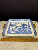 Porcelain Oriental Serving Tray W.T. Copeland