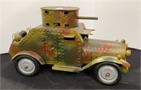 Metallic Gunner army truck with rubber tires - 12