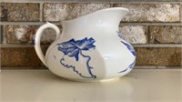 Blue and White Decorative Pitcher