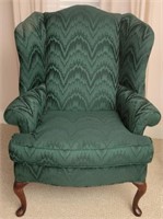 Hamilton House Green Wing Back Arm Chair
