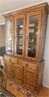 American Heirloom Oak China Cabinet