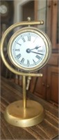 Prestige Brass Clock