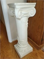 Tall Chalk ware Pedestal