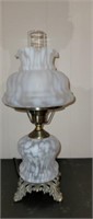 Delicate Vintage Glass Lamp