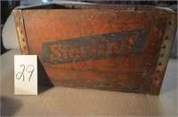 STERLING BEER CRATE, 17.5X12X10