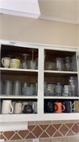 Lot of Glasses, Mugs, and More