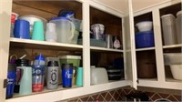 Lot of Plastic Cups, Containers, and More