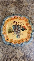 Hand painted Wall Grape Plate
