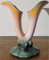 Hull pottery double sided vase