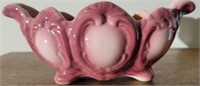 Vintage pink Hull Pottery plant holder