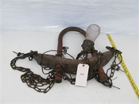 Antique yoke lamp (26"w x 31"L)