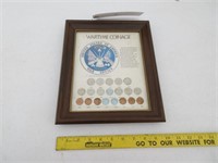Framed coin set