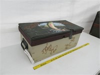 Antique painted toolbox
