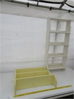(2) shelves