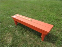 Orange  bench