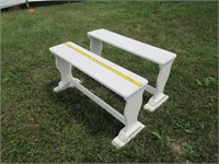 (2) Benches