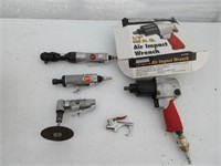 Air impact wrench and pneumatic tools