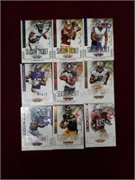 Lot of 9 Panini Contenders 2014 NFL Cards